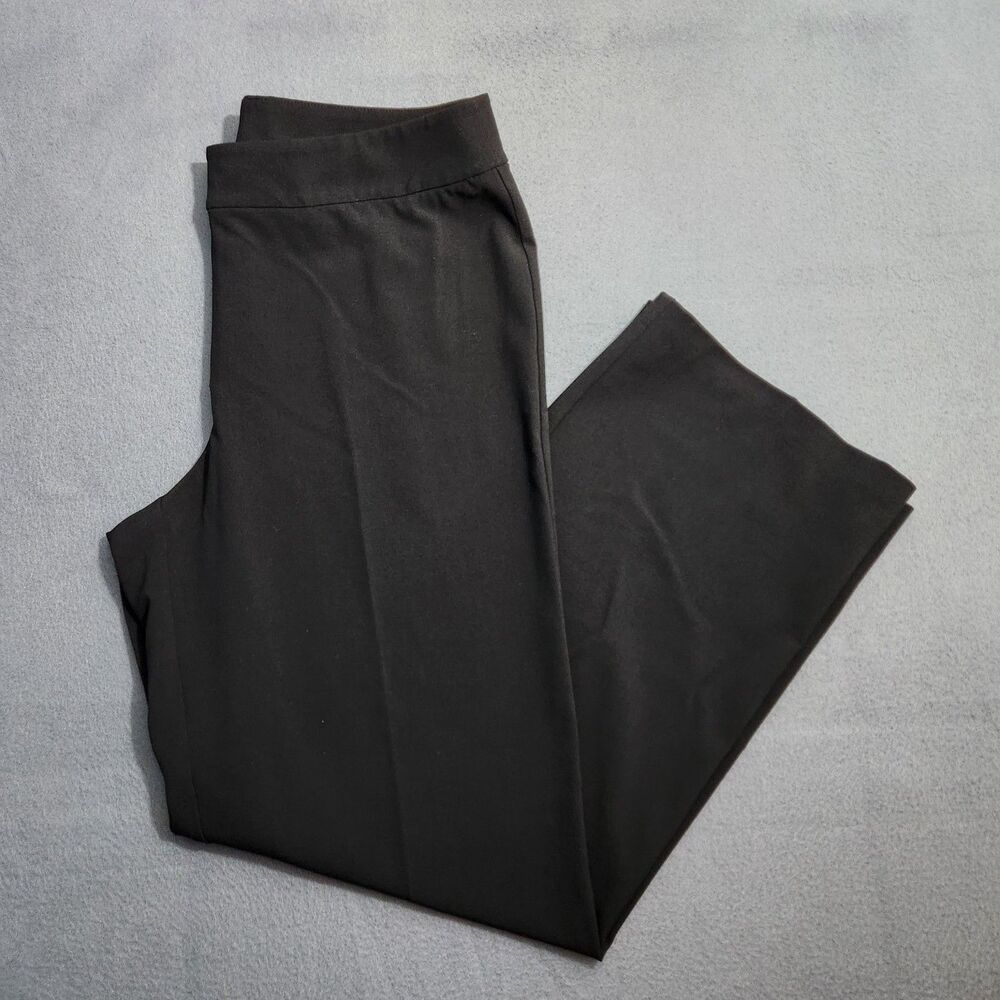 Chico's Women 1.5 US 10 Short Black High Rise Straight Leg Dress Pants
